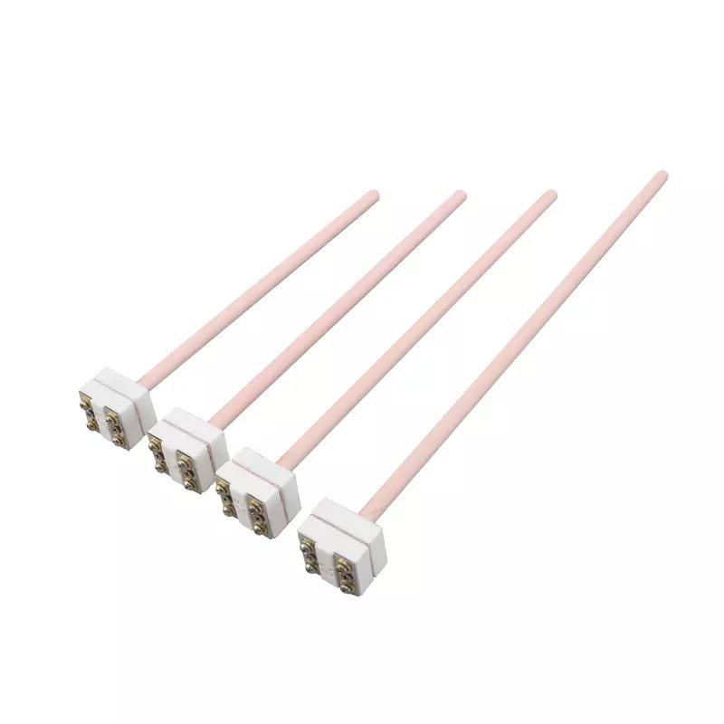 0,2–0,4 mm tråddiameter Typ S/B/R platina-rodium termoelement ugns högtemperatursensorsond för smält metall