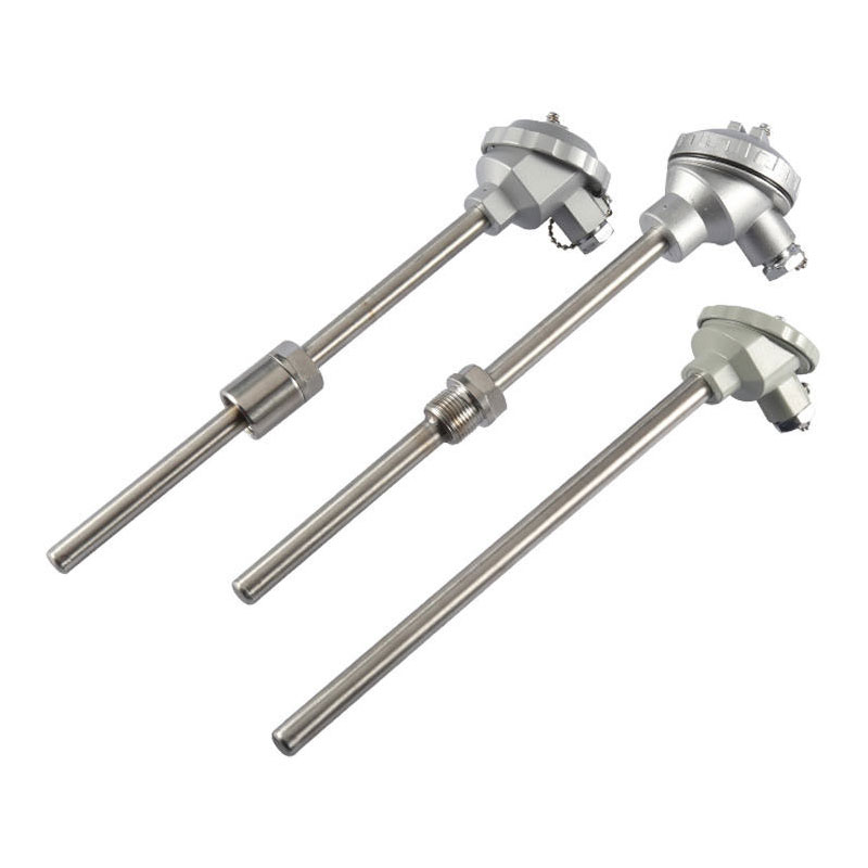Isolerat, vattentätt, slitstarkt termoelement rostfritt stål material 1800°C K-typ termoelement PT100 RTD-typ sond termoelement