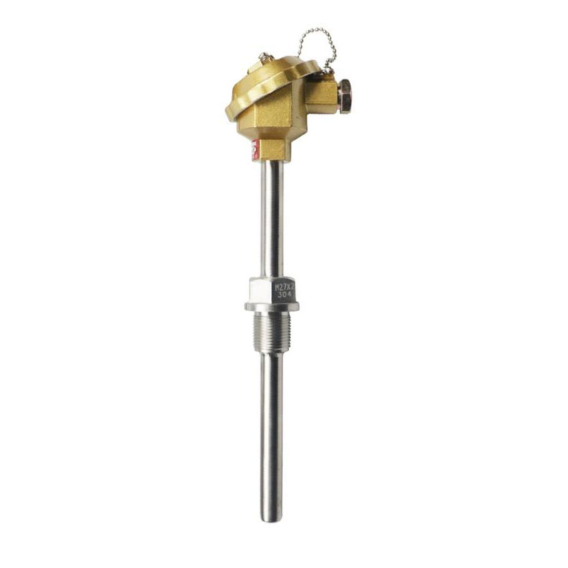 Isolerat, vattentätt, slitstarkt termoelement rostfritt stål material 1800°C K-typ termoelement PT100 RTD-typ sond termoelement