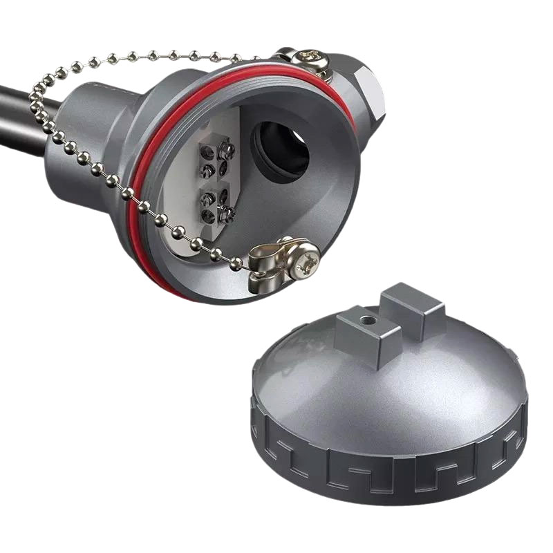 Industriell ugnssensor för hög temperatur Rostfri stålsond 1200°C K-typ termoelementsensor