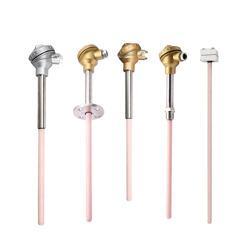 0,2–0,4 mm tråddiameter Typ S/B/R platina-rodium termoelement ugns högtemperatursensorsond för smält metall