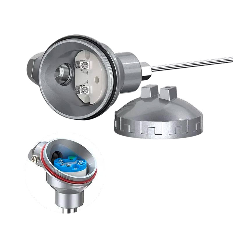 Industriell ugnssensor för hög temperatur Rostfri stålsond 1200°C K-typ termoelementsensor