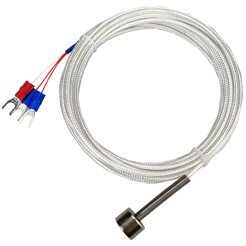 Magnetisk PT100K temperatursensor med magnetiserad platina motståndstermometer (RTD) Stark magnetisk attraktion för termoelement
