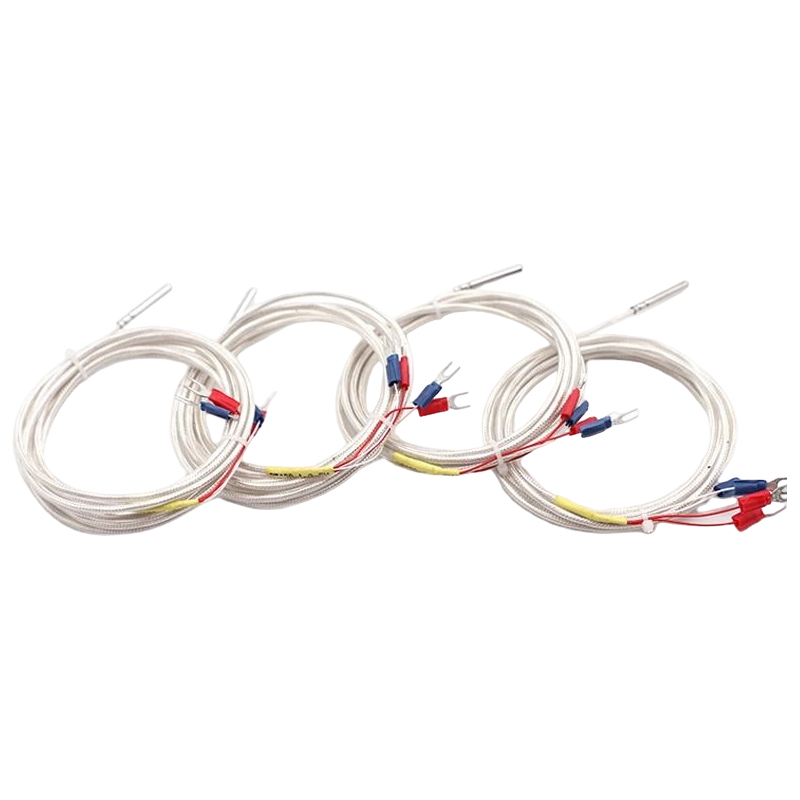 Industriell PT100 RTD temperatursensor 3-tråds platina termistor 50 mm termoelementsond