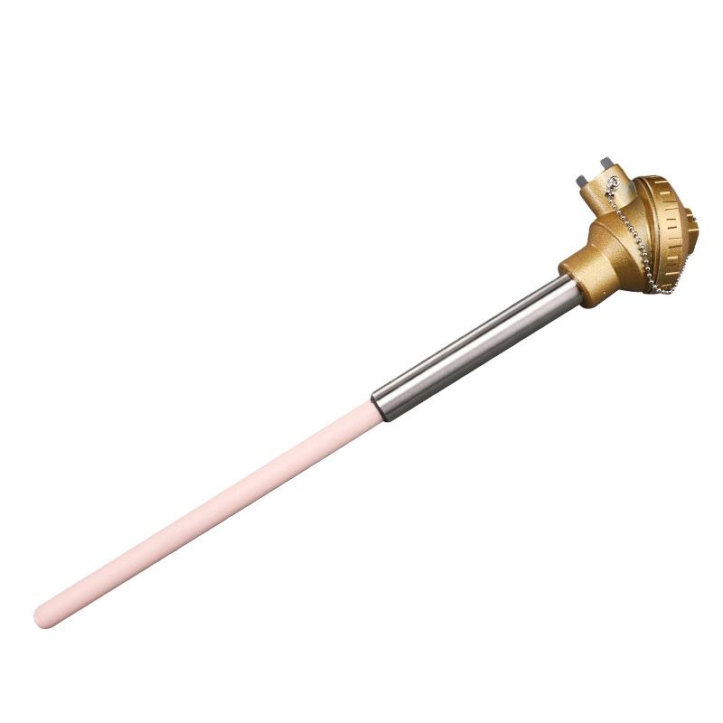 0,2–0,4 mm tråddiameter Typ S/B/R platina-rodium termoelement ugns högtemperatursensorsond för smält metall