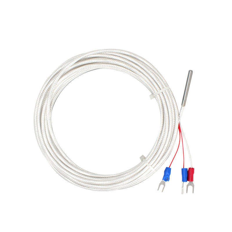 WZP-035 PT100 Sond 5 × 35 mm kabel 1–20 m Platinamotståndstermometer RTD Korrosionsbeständig Vattentät Anti-korrosionstemperatursensor