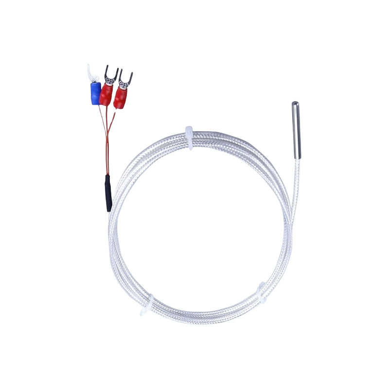 Industriell PT100 RTD temperatursensor 3-tråds platina termistor 50 mm termoelementsond