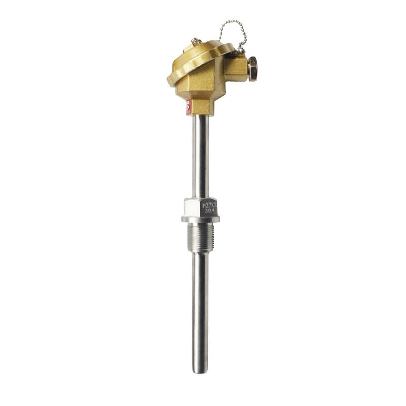 Isolerat, vattentätt, slitstarkt termoelement rostfritt stål material 1800°C K-typ termoelement PT100 RTD-typ sond termoelement