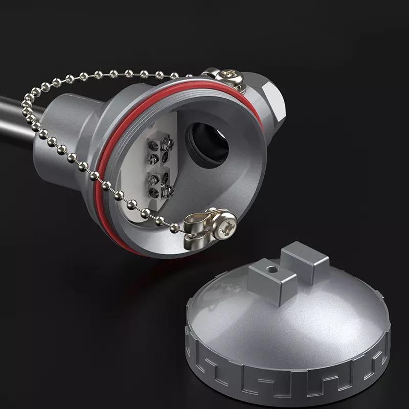Industriell ugnssensor för hög temperatur Rostfri stålsond 1200°C K-typ termoelementsensor