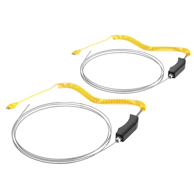 Certifierad handhållet termoelement PT100K typ temperatursensor flexibel termoelement mätsond