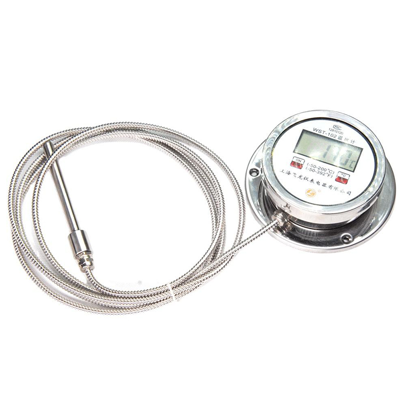 Digital displaytermometer med hög precision Radial K-Type Pt100 termometer rostfritt stål flexibel slang digital termometer