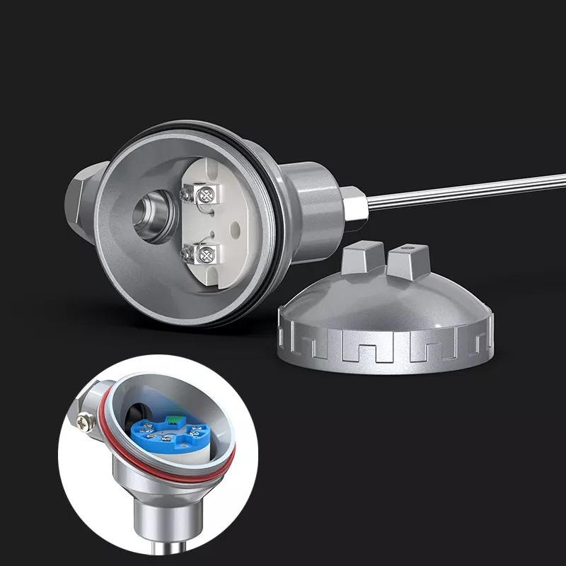 Industriell ugnssensor för hög temperatur Rostfri stålsond 1200°C K-typ termoelementsensor