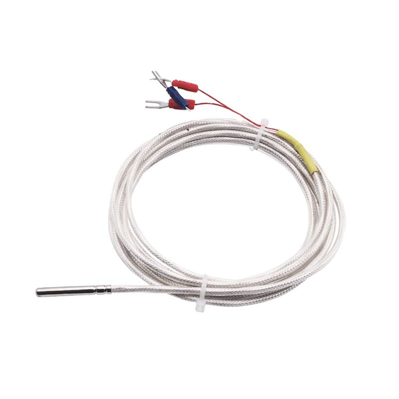 WZP-035 PT100 Sond 5 × 35 mm kabel 1–20 m Platinamotståndstermometer RTD Korrosionsbeständig Vattentät Anti-korrosionstemperatursensor