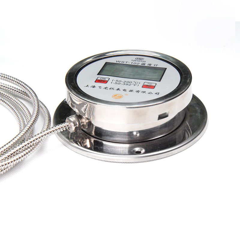 Digital displaytermometer med hög precision Radial K-Type Pt100 termometer rostfritt stål flexibel slang digital termometer